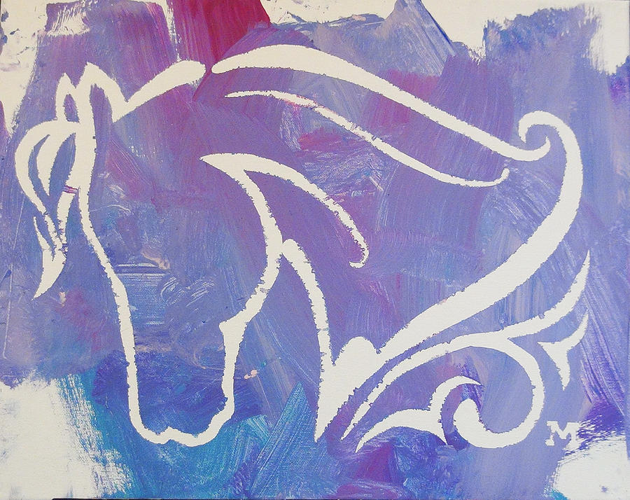 Horse Painting - Regal Horse by Candace Shrope Horse Painting - Regal Horse by Candace Shrope