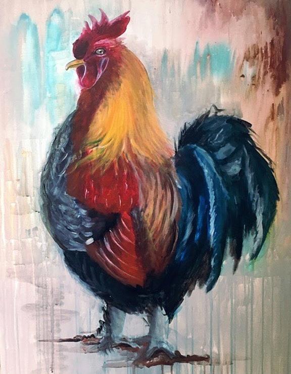 Regal Painting by Jacqueline Barnum - Fine Art America