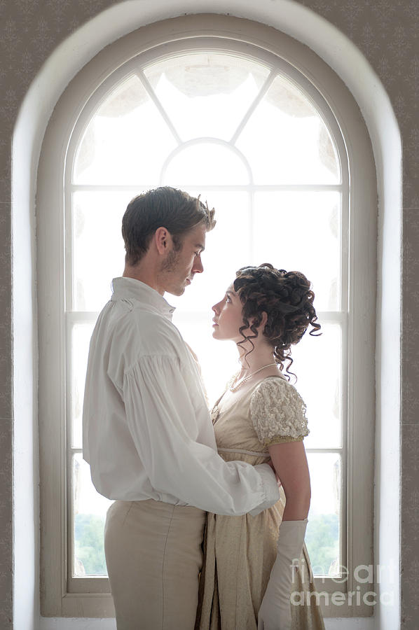 Regency Lovers Beneath An Arched Window Photograph by Lee Avison