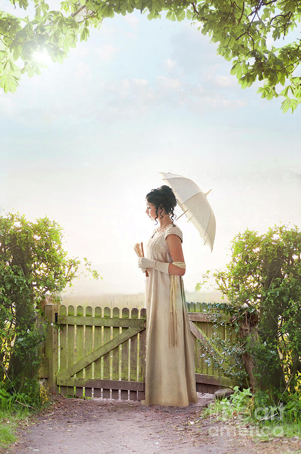 Regency Woman At The Gate Photograph by Lee Avison - Fine Art America