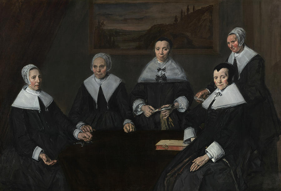 Regentesses of the Old Mens Alms House Painting by Frans Hals