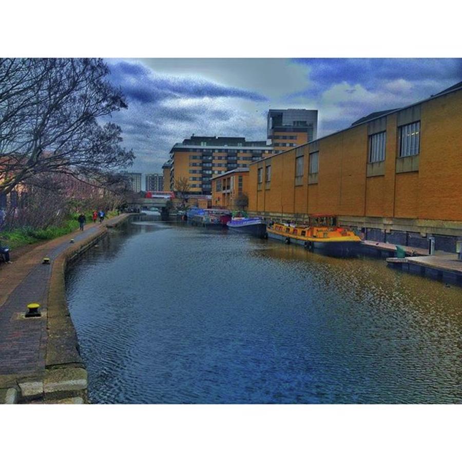 Boat Photograph - #regents #canal #london #boats #ripples by Tai Lacroix