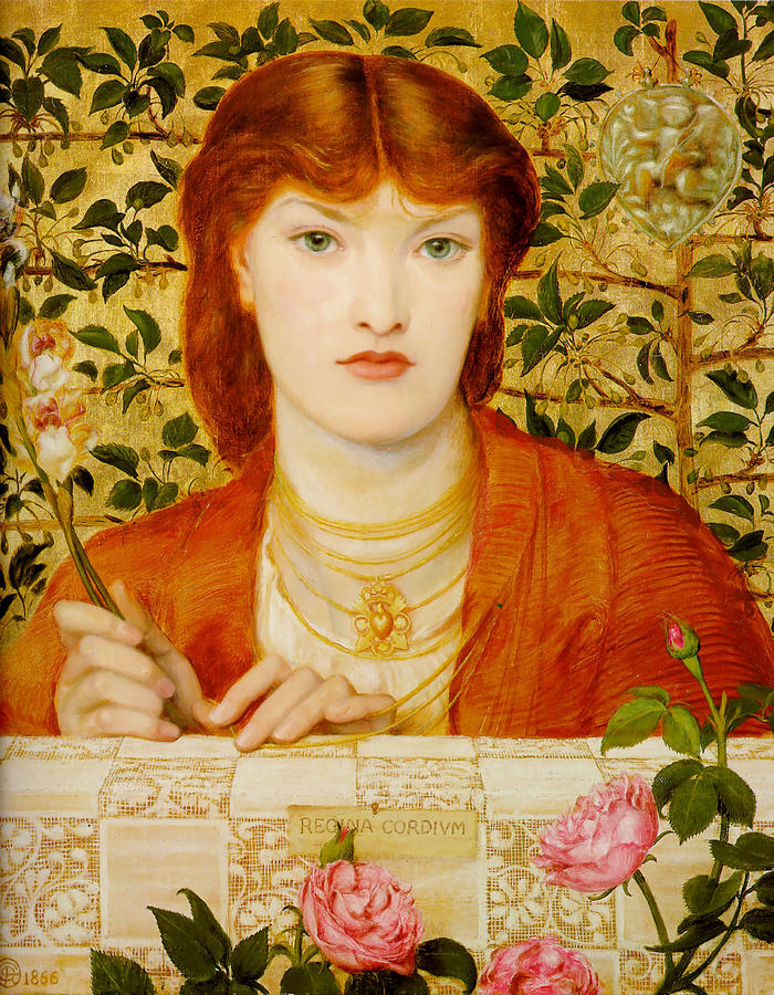 Regina Cordium Painting by Dante Gabriel Rossetti