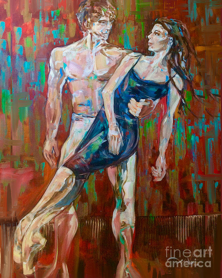 Rehearsal Glance Painting by Lisa Owen
