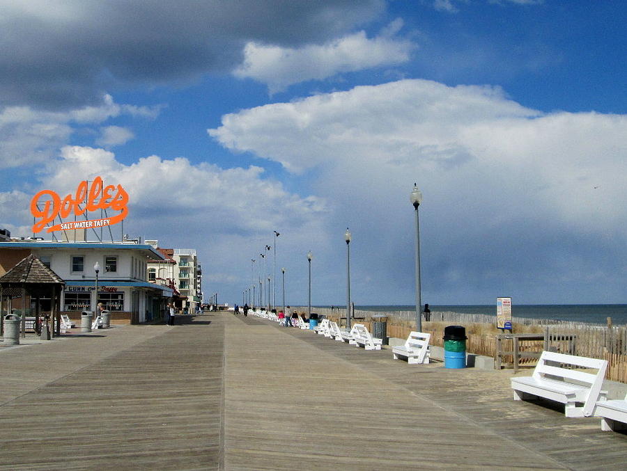 Rehoboth Beach boardwalk Photograph by Rick Lyell - Fine Art America