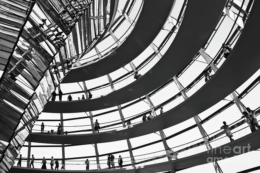 Reichstag Dome in Berlin Photograph by Delphimages Photo Creations
