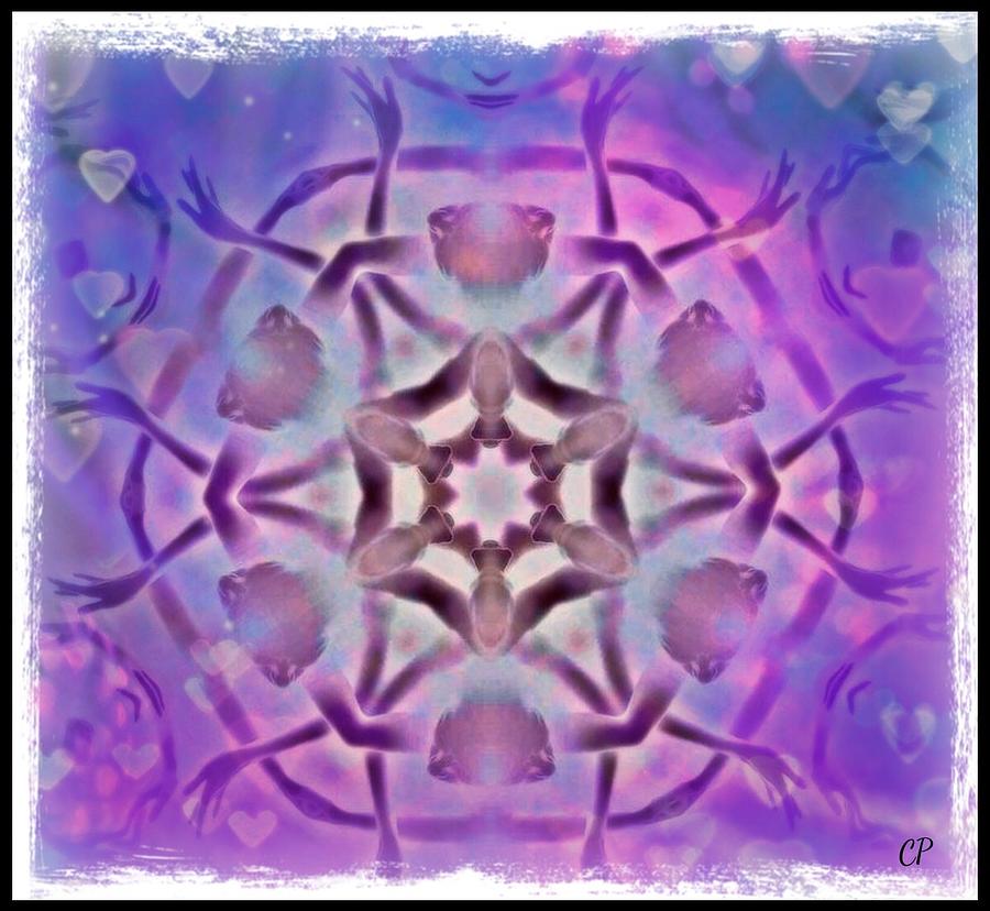 Reiki infused Healing Hands mandala Digital Art by Christine Paris