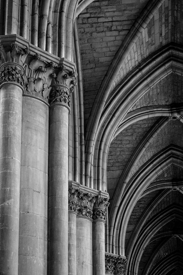 Architecture Photograph - Reims Cathedral  by W Chris Fooshee