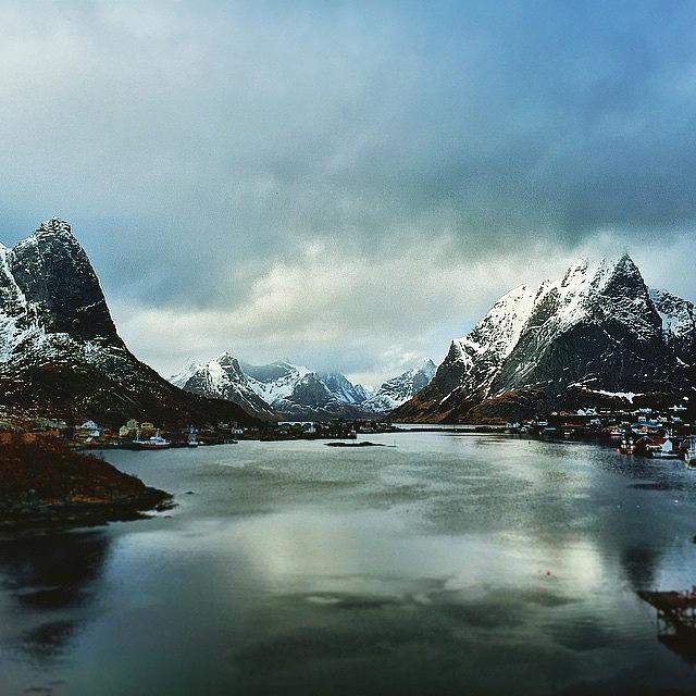 Mountain Photograph - #reine #lofoten #instagram #instagood by Snap Jeanraymondcool