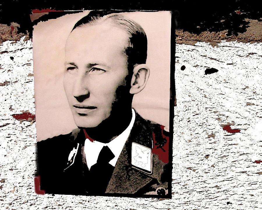 Reinhard Heydrich Lidice Memorial Near Prague Czech Republic Collage ...