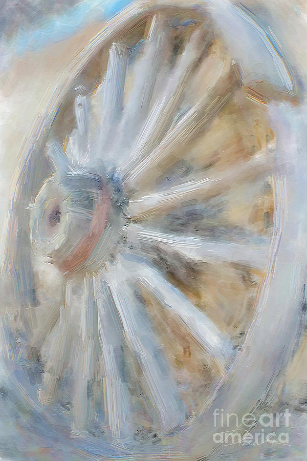 Reinventing the vintage wheel Painting by Danuta Bennett