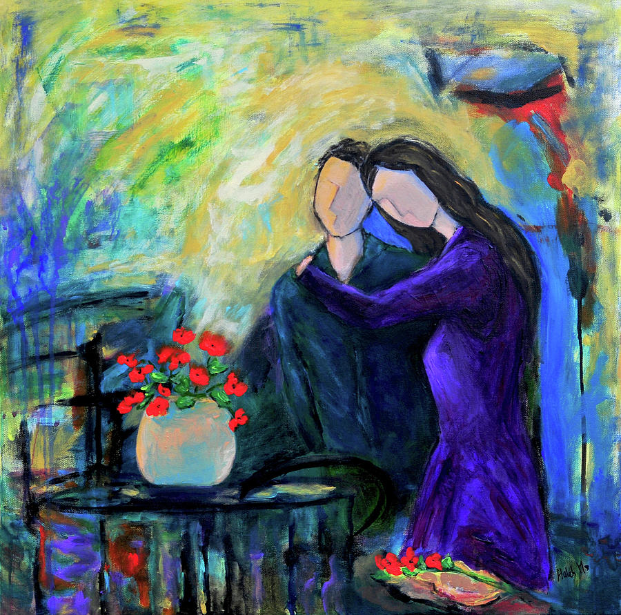 Relationship Painting by Haleh Mahbod