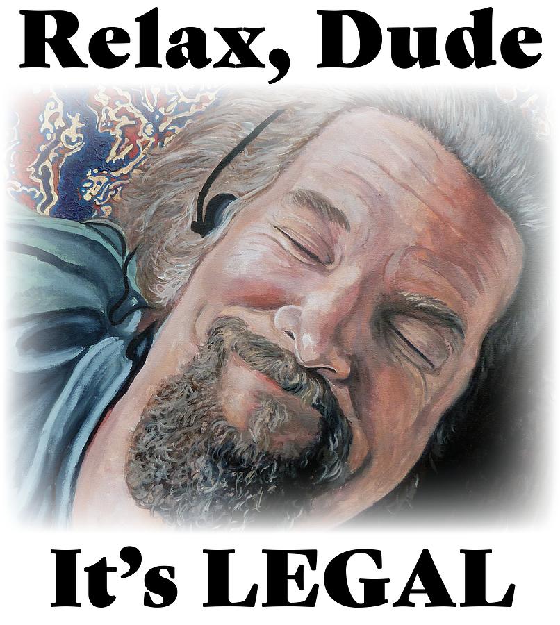 Relax, Dude Painting by Tom Roderick