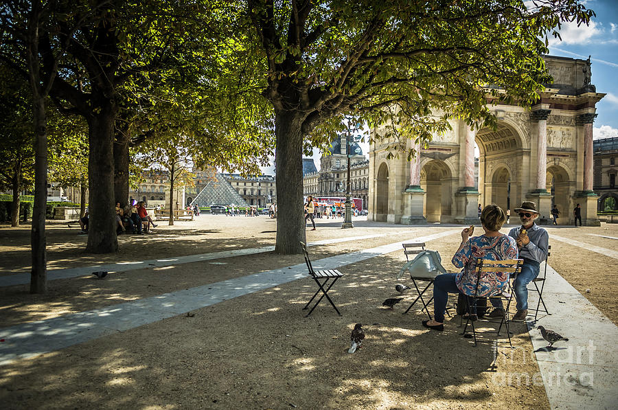 Relaxing Afternoon in Paris Photograph by Paul Warburton