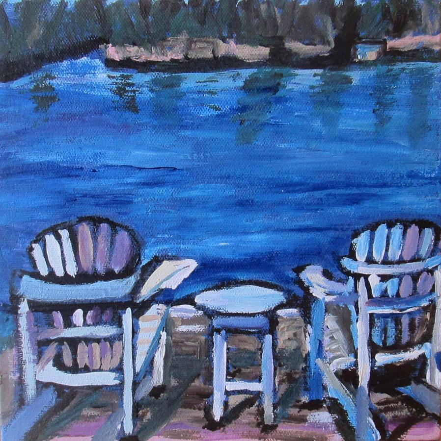 Relaxing in Muskoka Painting by Jennylynd James