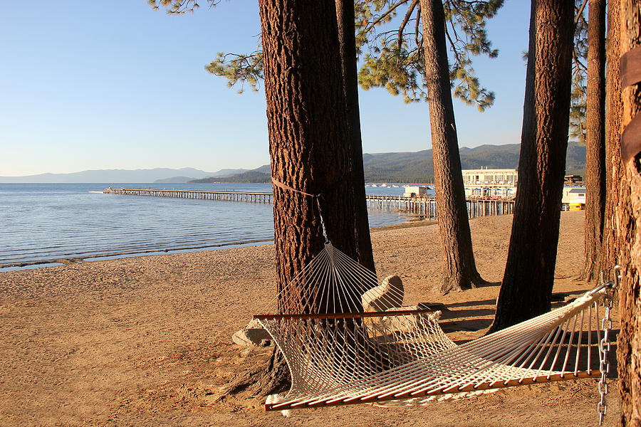 Relaxing on Lake Tahoe Photograph by Pat Cook
