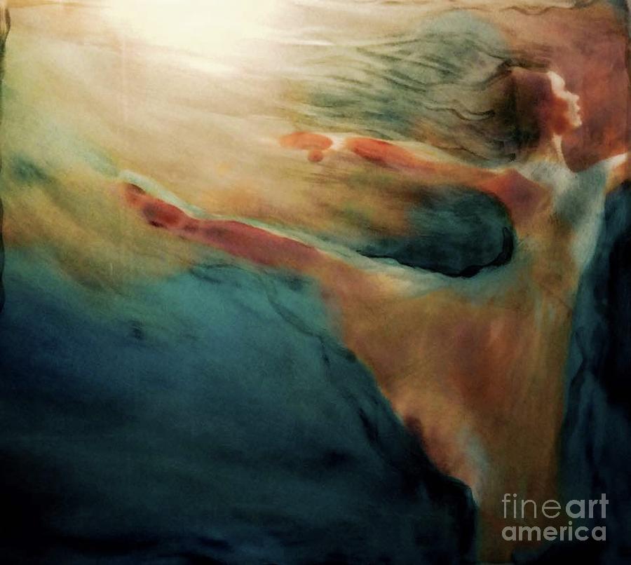 Releasing of the Soul Painting by FeatherStone Studio Julie A Miller