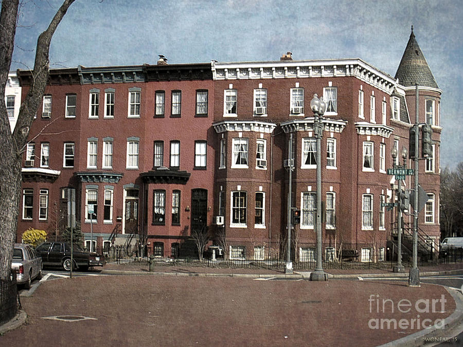 Architecture Photograph - Relic 9 - Logan Circle Northeast Sector by Walter Neal
