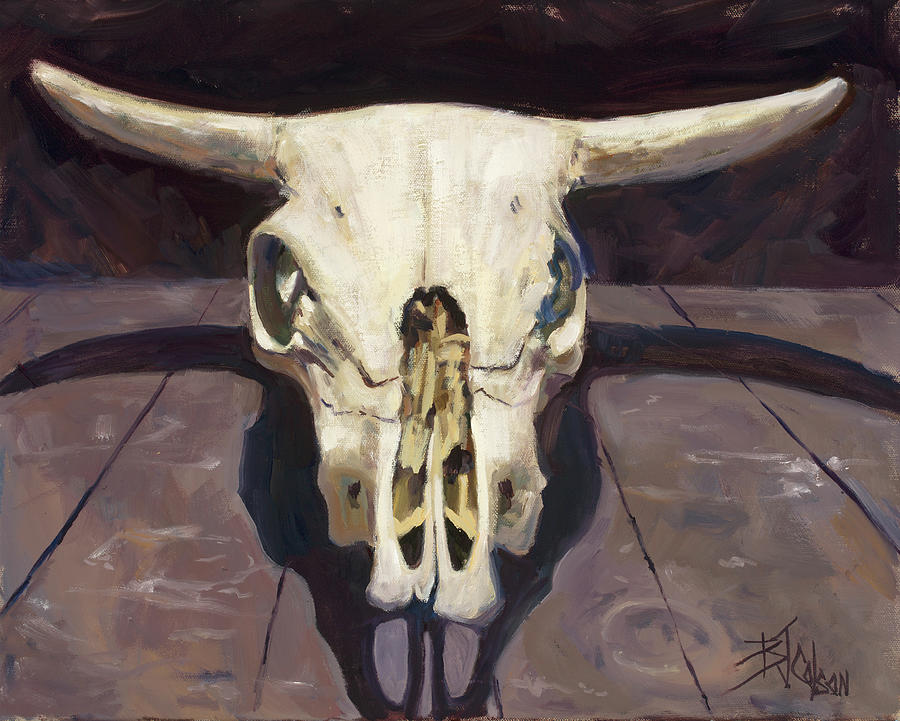 Relics of Ghost Ranch Painting by Billie Colson