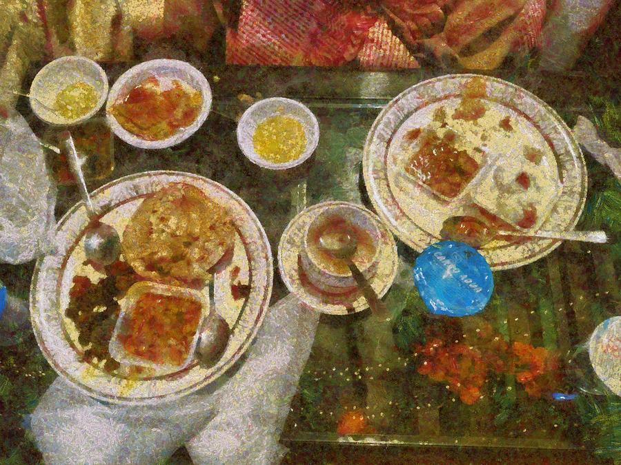 Remains of a meal Photograph by Ashish Agarwal