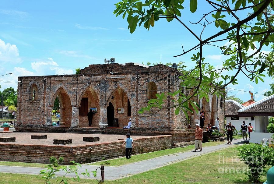 Remains of the 18th century Krue Se Mosque Pattani Thailand Photograph by Imran Ahmed