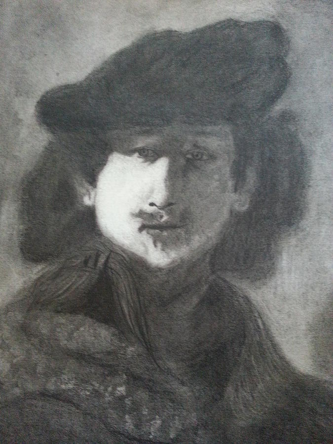 Rembrandt Drawing by Amelie Simmons