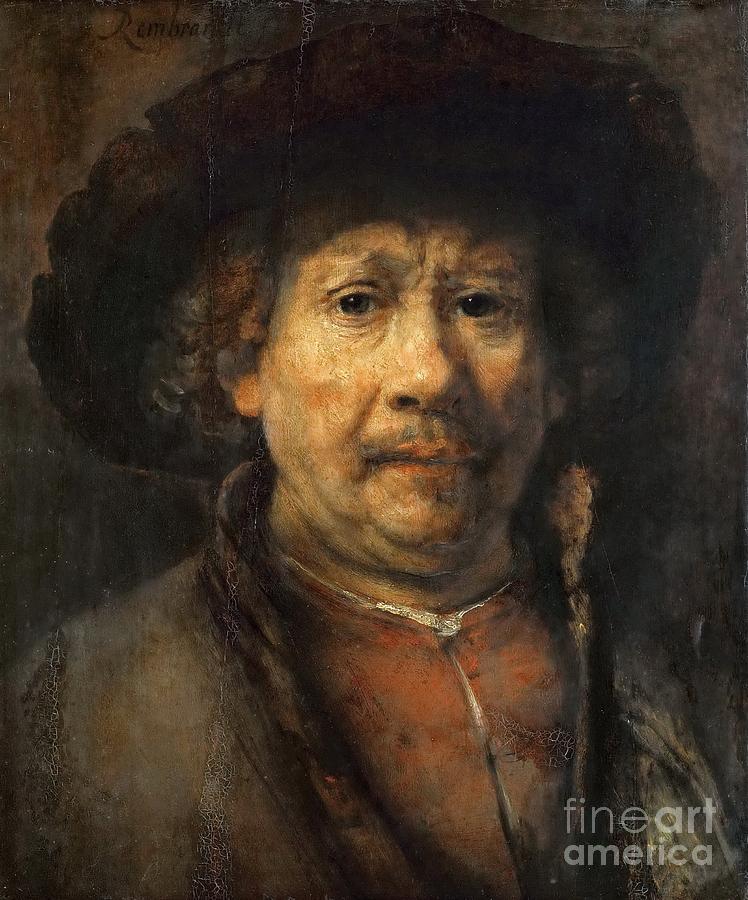 Rembrandt Harmensz. van Rijn Painting by Celestial Images