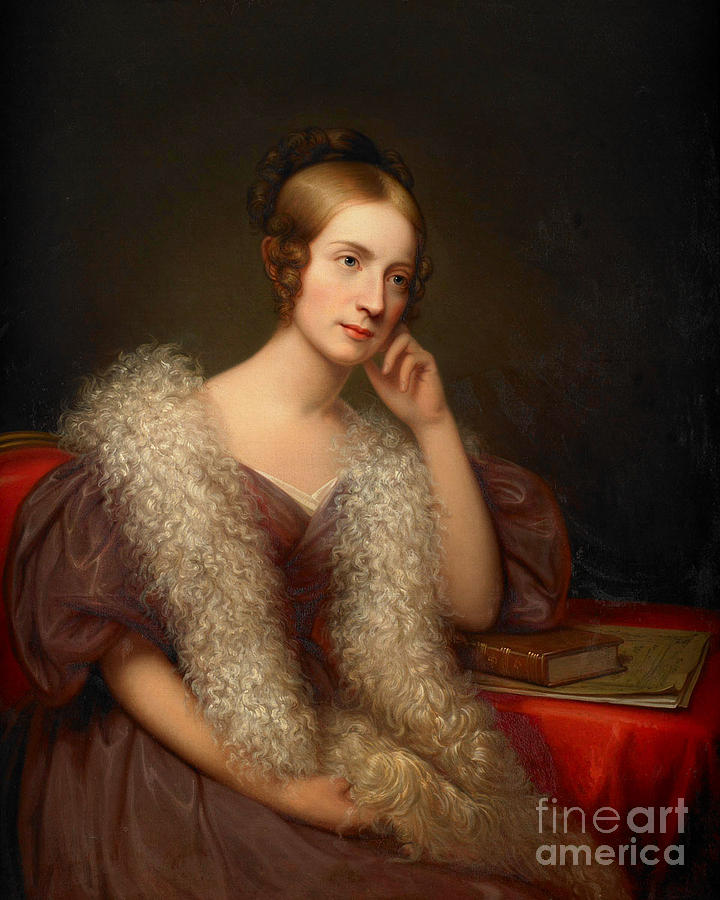 Young Woman Painting - Rembrandt Peale by MotionAge Designs