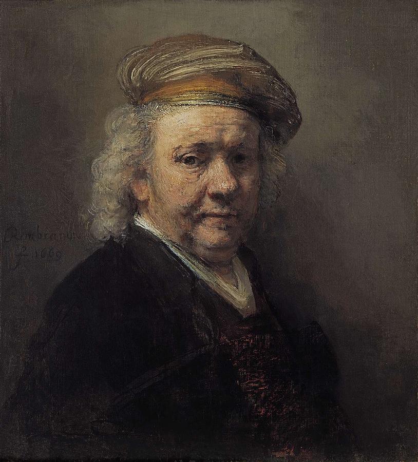 Rembrandt, Self-portrait Mauritshuis Painting by Rembrandt - Pixels