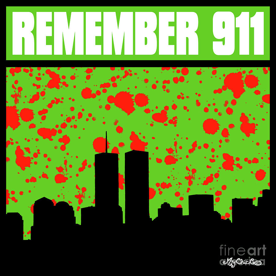 New York City Digital Art - Remember 911 Military by Art by MyChicC