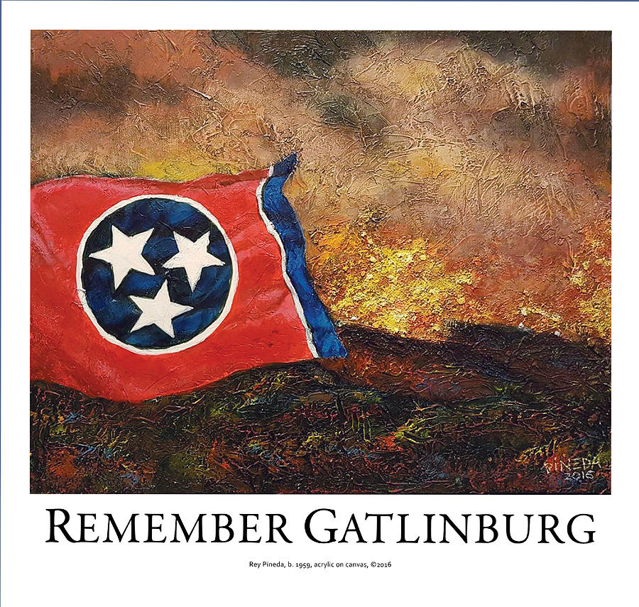 Gatlinburg Painting - Remember Gatlinburg Poster by Rey Pineda