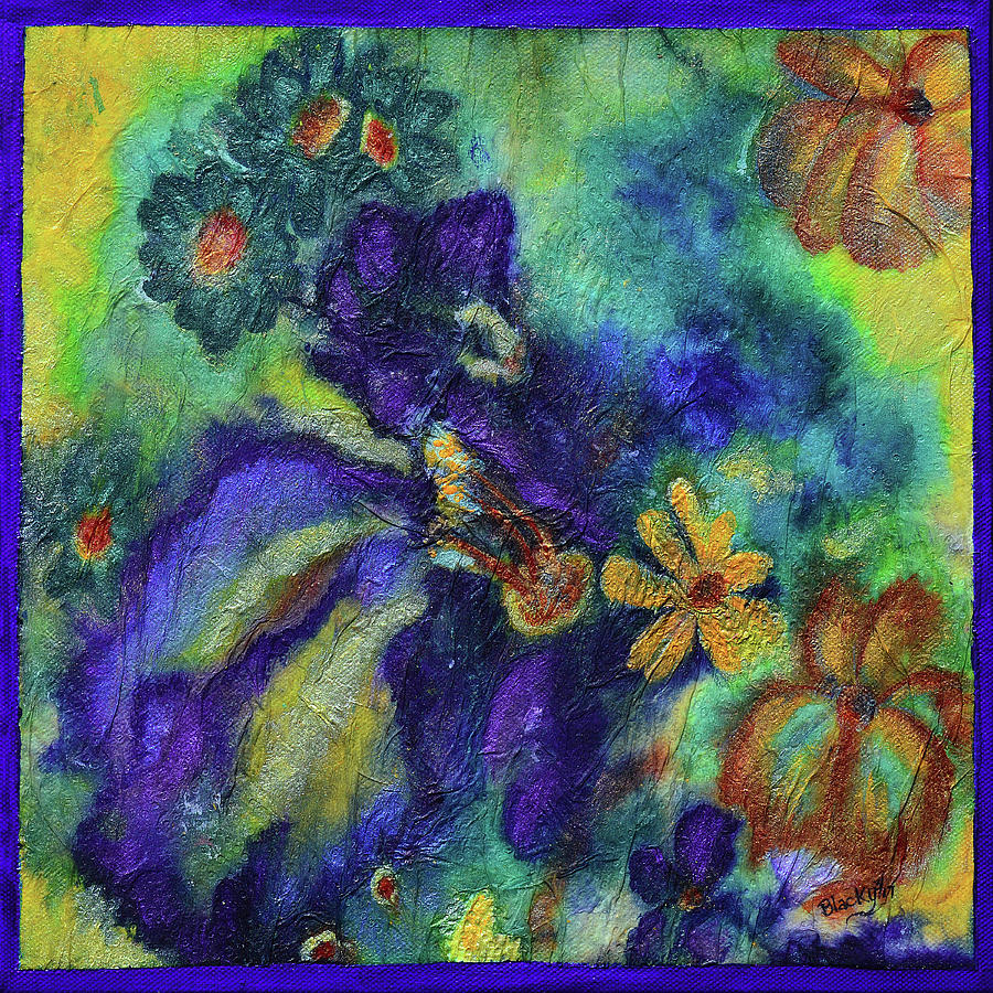 Remember The Flowers Mixed Media by Donna Blackhall