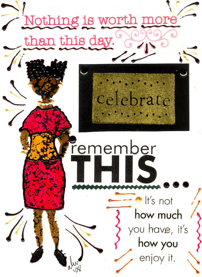 Remember This Mixed Media by Angela L Walker