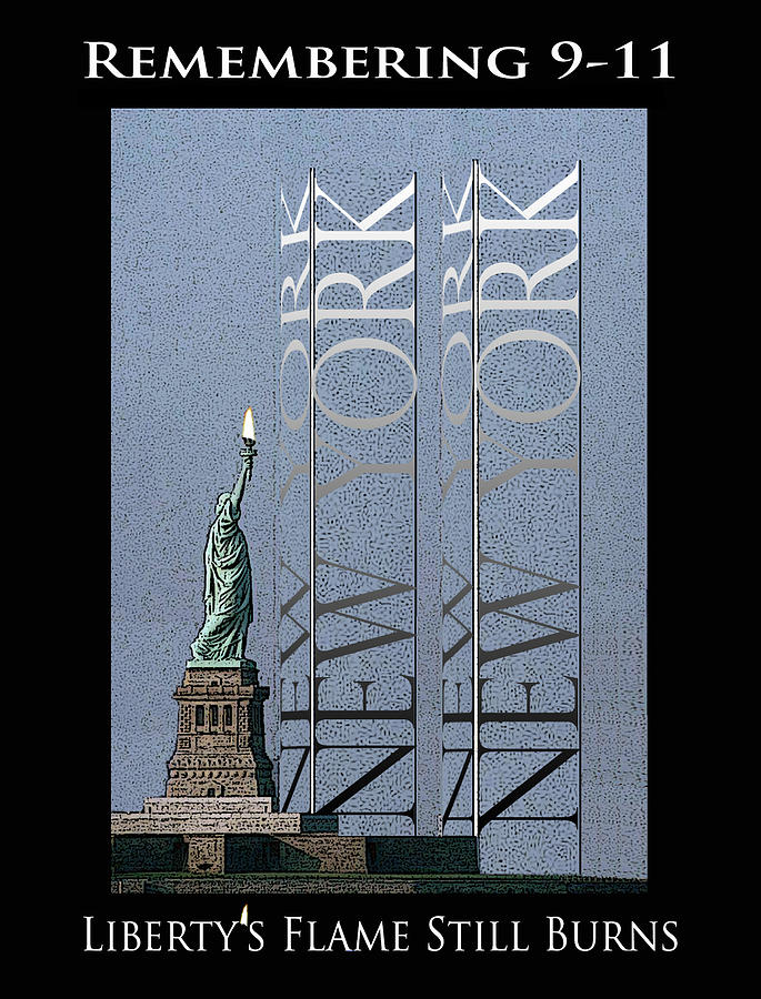 Remembering 9/11 Let Us Never Forget Photograph by Robert J Sadler