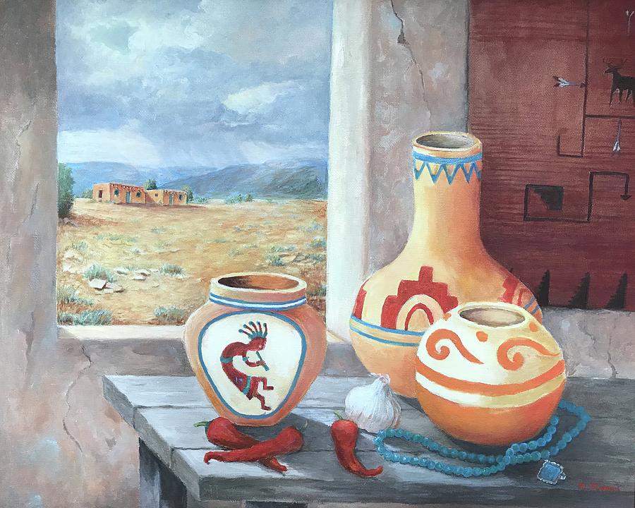 Remembering Albuquerque Painting by ML McCormick
