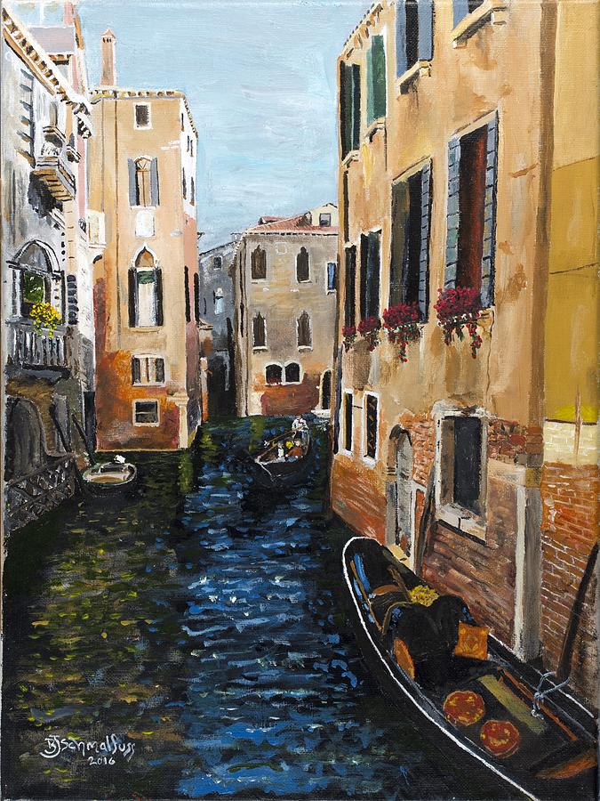Remembering Venice Painting by Bruce Schmalfuss