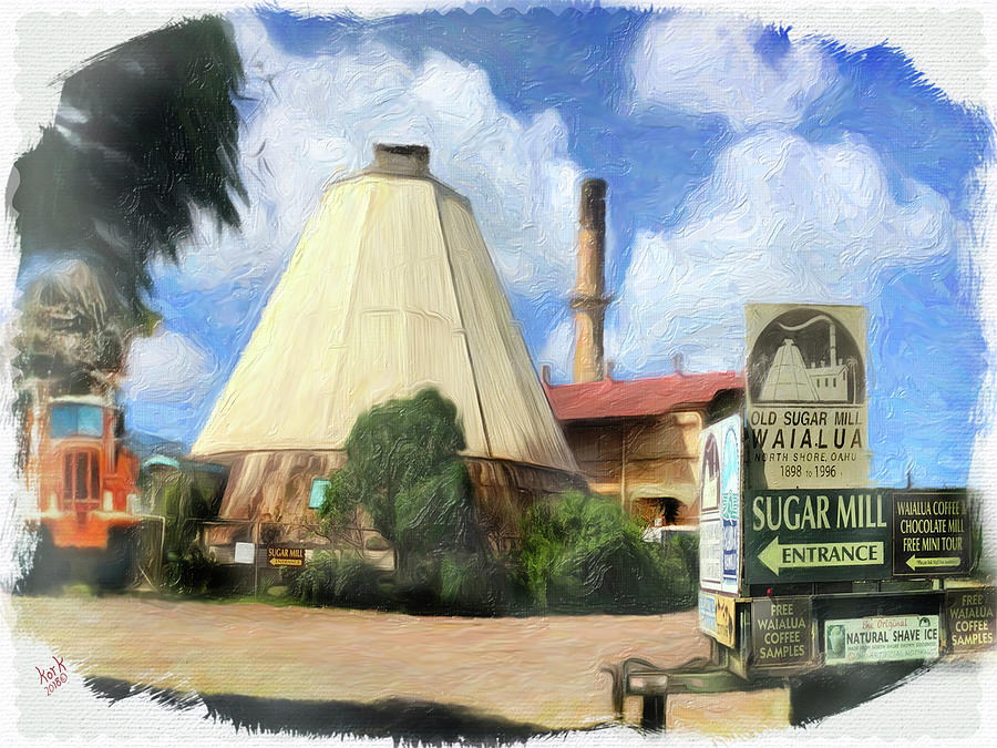 Remembering Waialua Sugar Mill Digital Art