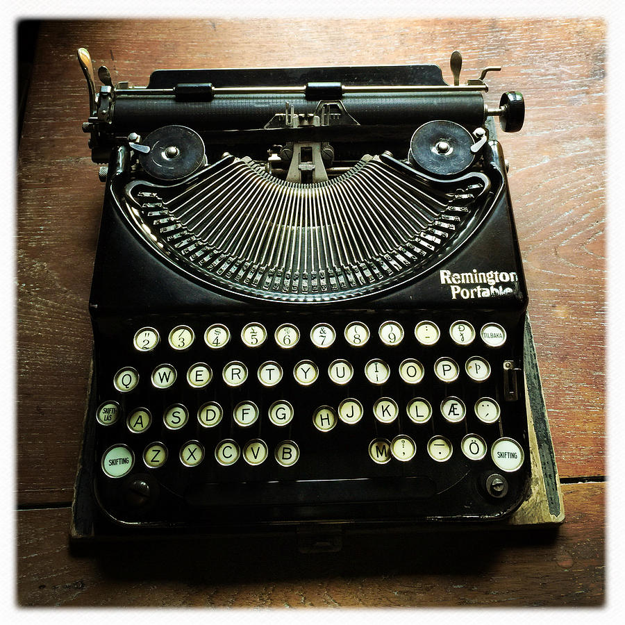 Remington Photograph - Remington Portable old used typewriter by Matthias Hauser