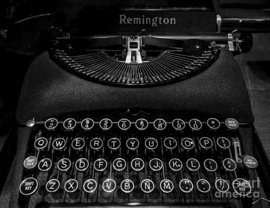 Remington Typewriter Photograph by James Aiken