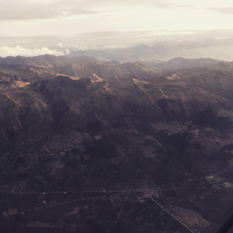 Mountain Photograph - Cusco from above by Charlotte Cooper
