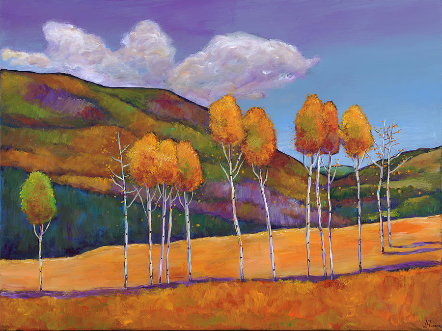 Fall Painting - Reminiscing by Johnathan Harris