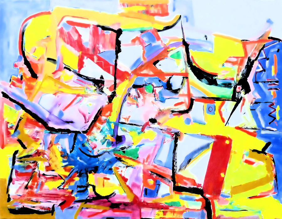 Abstract Painting - Remixed by Rojo Chispas