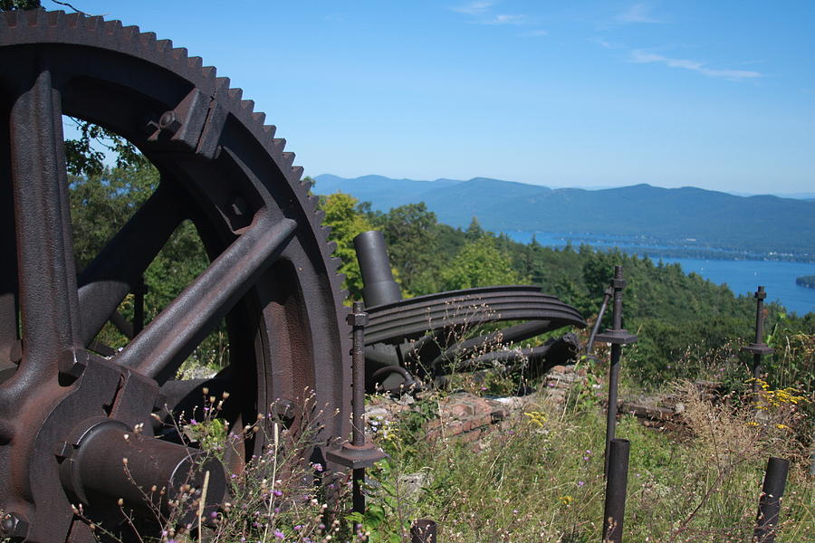 Remnants of the Prospect Mountain Cable Incline Railway Photograph by Vadim Levin