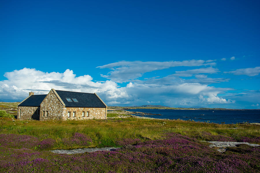 Remote House in Connemara in Ireland Photograph by Andreas Berthold