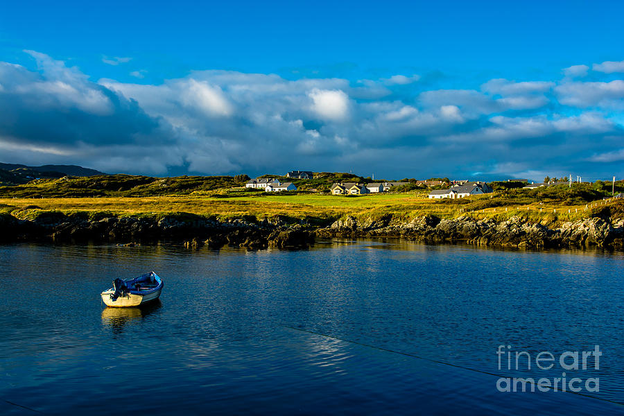 Remote Village and Harbor near Donegal in Ireland  Photograph by Andreas Berthold