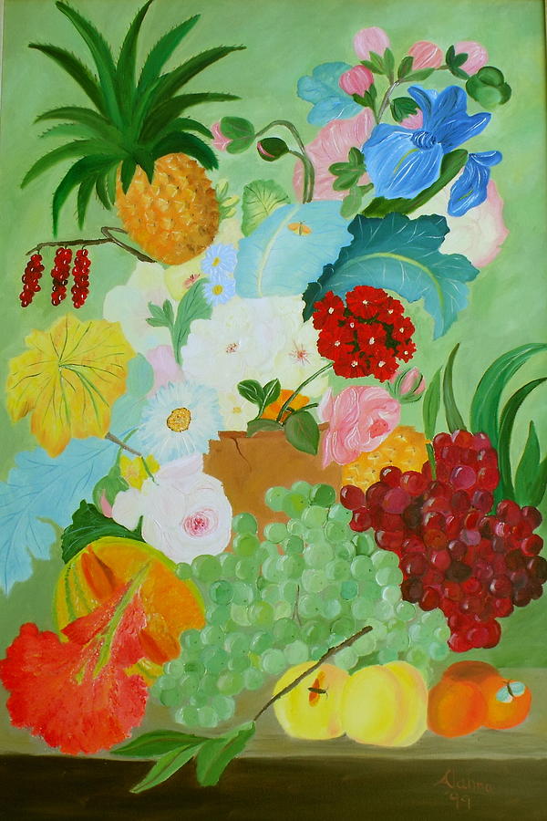 Flower Painting - Renaissance Pleasure by Alanna Hug-McAnnally