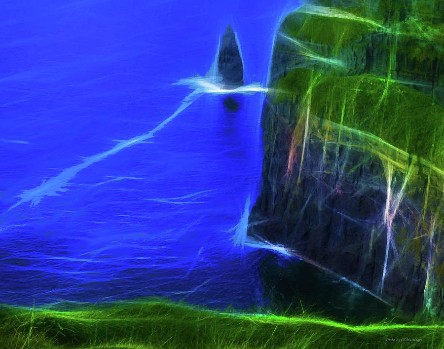 Rendition of Cliffs of Moher Photograph by Coke Mattingly