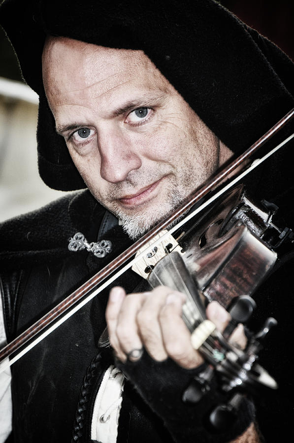 Renaissance Fiddler #1 Photograph by Mike Martin