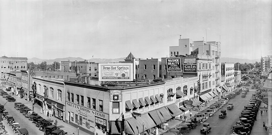 Reno Intersection 1930 Hot Springs  Photograph by Richard Lund