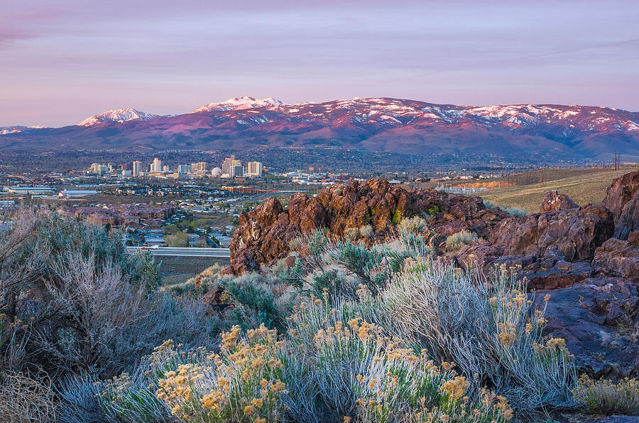 Reno Photograph - Reno Nevada Spring Sunrise by Scott McGuire